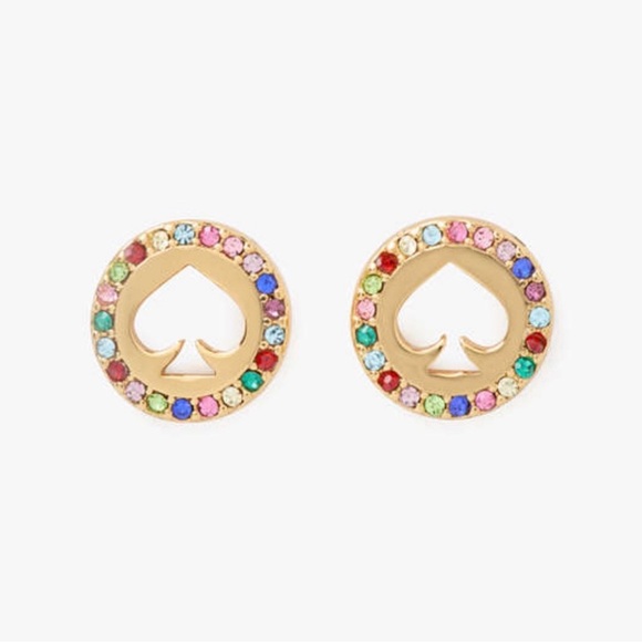 kate spade Jewelry - Kate Spade Spot the Spade Studs Earrings